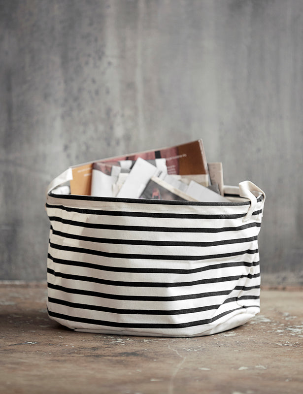 Striped Storage Basket